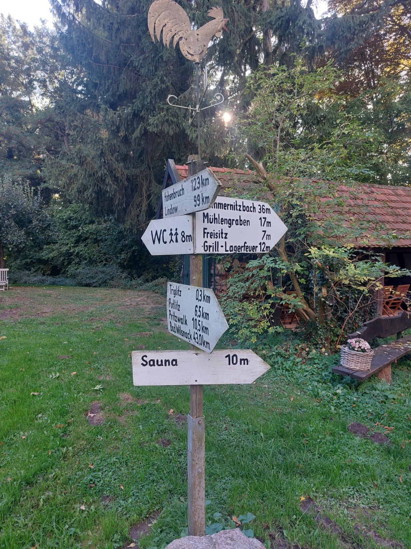 Auf dem Gelände