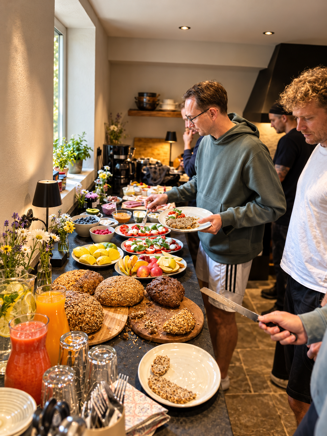 Gemeinsames Frühstück